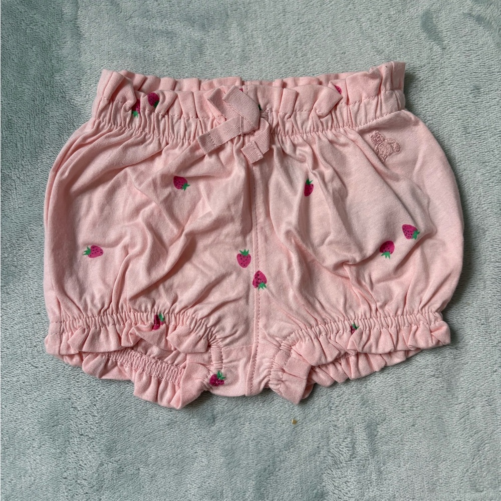 GAP Pink Ruffle Shorts with Bubble Silhouette